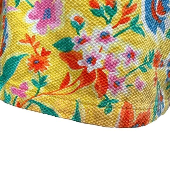 Tommy Hilfiger Women’s Size 14 Floral Yellow Pencil Straight Skirt Knee Length - Picture 7 of 15